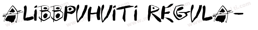 alibbpuhuiti regula字体转换